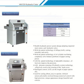 Chine découpeuse de papier hydraulique de 480mm pour le papier de photo, PVC, carton/coupeur de papier hydraulique/ fournisseur