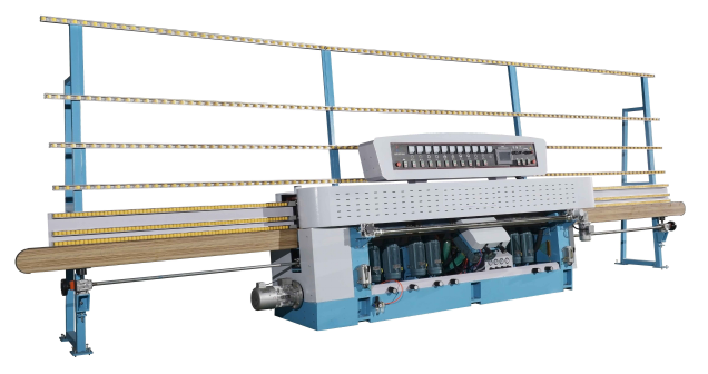 Machine de bordure de verre feuilleté de 10 axes avec la chaîne de 45 angles