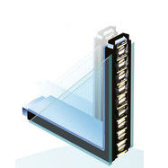 Entretoise chaude en caoutchouc durable de bord d'isolation thermique pour le double vitrage fournisseur