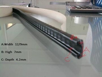 Barre en caoutchouc flexible d'entretoise de cachetage pour le double verre de glaçage triple fournisseur