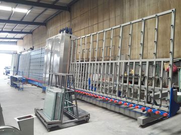 Chaîne de production en verre isolante verticale d'acier inoxydable, machine en verre isolante complètement automatique, ligne automatique de DGU fournisseur